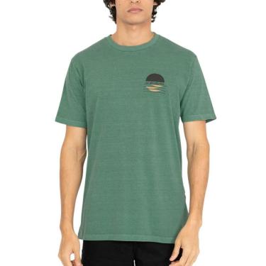 Imagem de Camiseta Especial Quiksilver Rise Sun Verde-Masculino