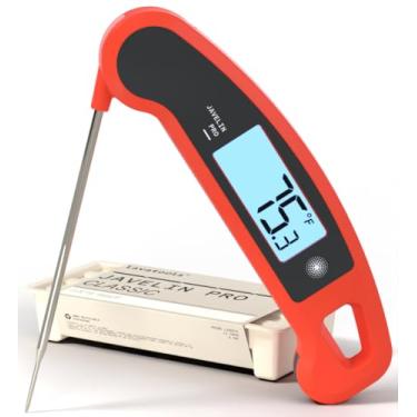 Imagem de Lavatools Javelin PRO Duo Termômetro profissional de leitura instantânea digital de leitura instantânea para cozinha, cozinha, churrasco, churrasco, defumador, doces, fabricação doméstica, café e fritura a óleo, LCD