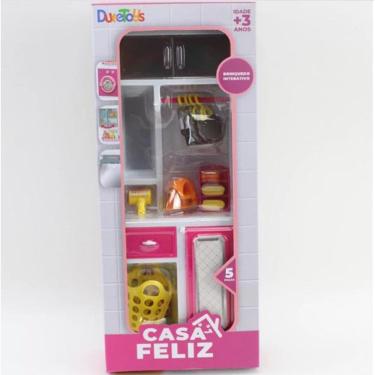 Imagem de Casa Feliz Armário Brinquedo Casinha Menina Criança DTE0380