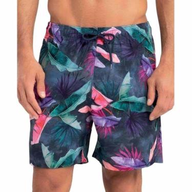 Imagem de Short Praia Masculino Estampado Plus Size Mash 615.13-Unissex