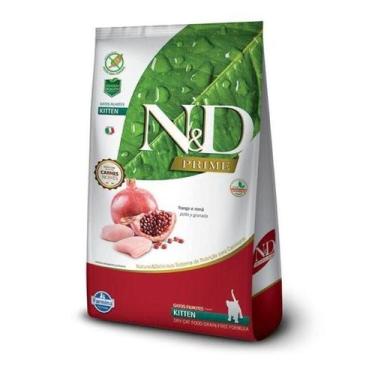 Imagem de Ração Farmina N&d Prime Gatos Filhotes Frango e Romã 1,5kg