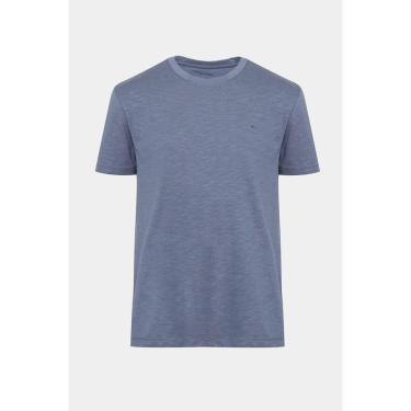 Imagem de Camiseta Aramis Manga Curta Algodão Flamê Azul-Masculino