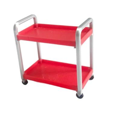 Imagem de Kokiya Carrinho de Ferramentas Modelo 1/18 Diorama Decoração Coleção Veículos Decorativos Acessórios Brinquedos Escultura em Miniatura para Garagem, Style a