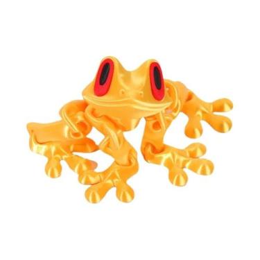 Imagem de Ornamento De Sapo Árvore Móvel Impresso Em 3D, Brinquedo De Simulação 