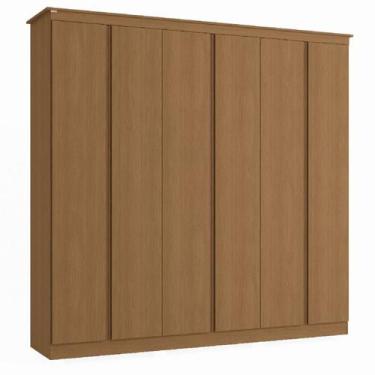 Imagem de Guarda Roupas 6 portas 3 gavetas R583 Kappesberg Canela