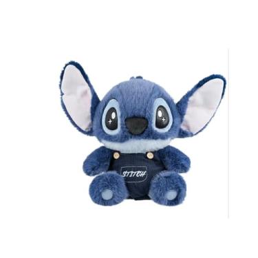Imagem de MINISO Disney Lilo & Stitch Collection 14'' Sitting Stitch Plush Toy - Premium Quality Stuffed Animal for Disney Fans(Overalls Style)