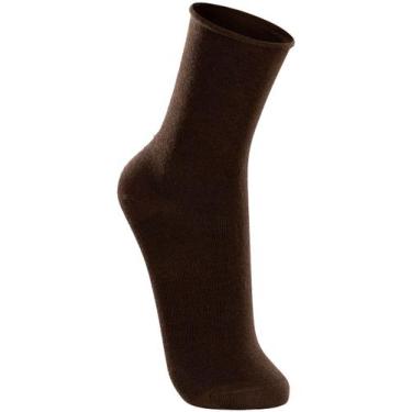 Imagem de Meia sem Punho Casual Lupo 1275-011, Marrom, 45-48