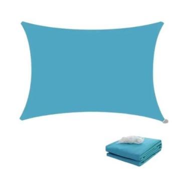 Imagem de Toldo Retangular Impermeável Para Exterior, Sombra De Sol Para Jardim,