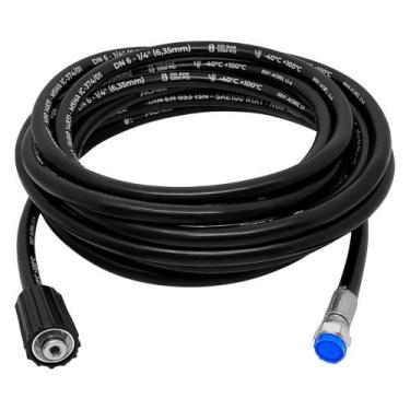 Imagem de Mangueira Pressão Trama Aço Lavadora Jacto J7000 12 metros - OUTRAS