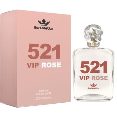 Imagem de Perfume Feminino 521 Vip Rose 100ml, Bortoletto