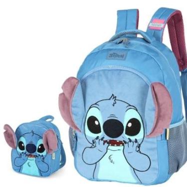 Imagem de Mochila Escolar Stitch  + Lancheira Mochila Térmica-Feminino