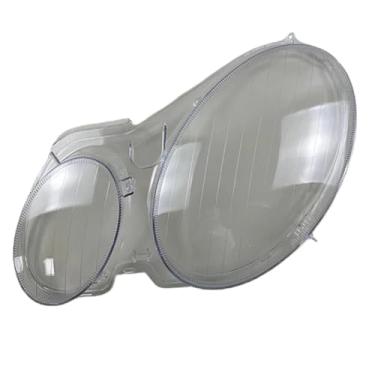 Imagem de Compatível com benz e-class w211 e240 e200 e350 e300 2005-2008 abajur dianteiro escudo da lâmpada farol capa sombra lente(Left)