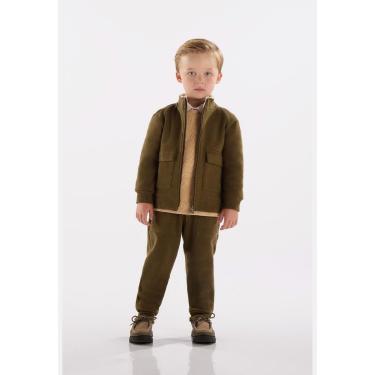 Imagem de Jaqueta Infantil Masculina em Malha Alfaiataria com Gola Forrada Up Baby-Masculino