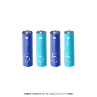 Imagem de Pilha Alcalina AAA e AA Xiaomi Com 4 Unidades Colorido SORTIDAS KIT, A