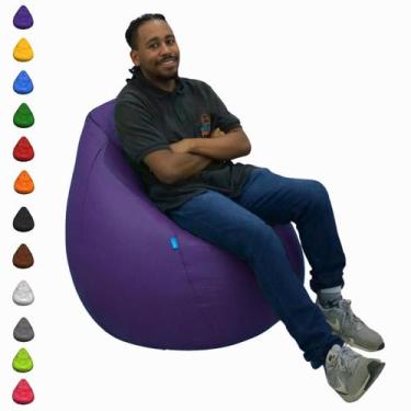 Imagem de Puff Pera Almofadão Cheio Gigante Escritório Para Eventos Grande Desca