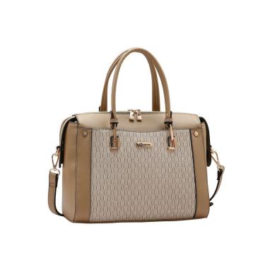 Imagem de Bolsa Textura Chic - Alça de Mão - Bege - Chenson 3485301