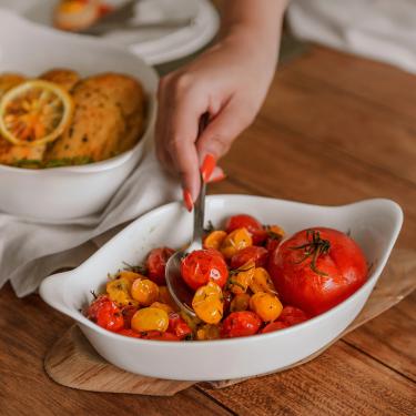 Imagem de Assadeira Nadir Marinex Opaline em Vidro Oval 24,5x15x59,8cm