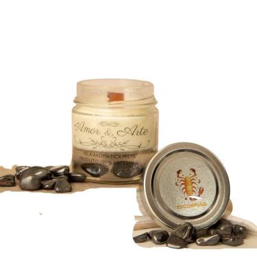 Imagem de Vela Aromática Artesanal Premium Linha Zodíaco 150G