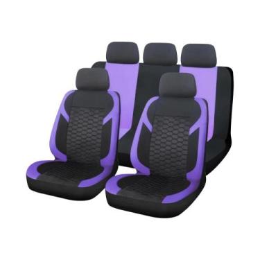 Imagem de Capas De Assento De Carro Em Malha De Poliéster Universal Com Bordado 