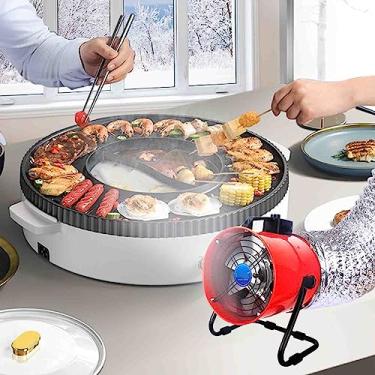 Imagem de Exaustor de mesa, exaustor de óleo, exaustor vertical, exaustor de óleo, exaustor, exaustor, exaustor, regulação de velocidade contínua 2800r/min (comprimento do tubo de 6 m) (comprimento do tubo de