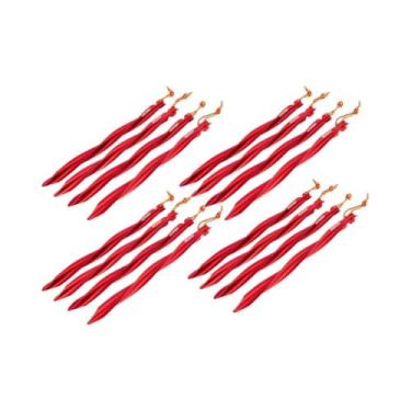 Imagem de Conjunto De 16 Estacas Para Barraca, Pregos Para Solo Duro E Neve, Sup