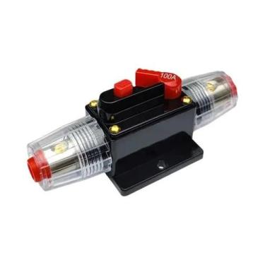 Imagem de Disjuntor DC À Prova d'Água 12v-48v 20a-300a Com Reset Manual Para Uso