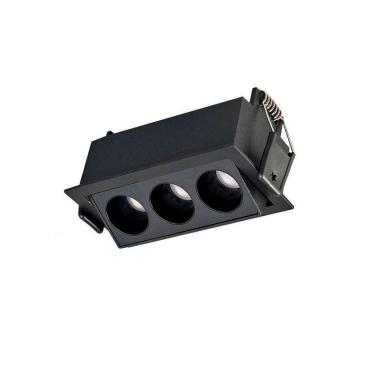 Imagem de Spot De Embutir Nordecor Downlight Powerus Led Direcionável Alto Irc 90 6w Bivolt Preto 3000k