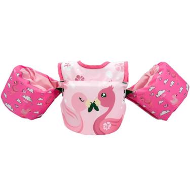 Imagem de Colete Salva Vidas Infantil Homologado Flamingo Rosa Prolife