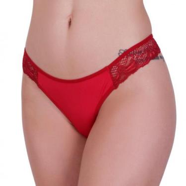 Imagem de Tanga Natty Fio Duplo Cor:RubiTamanho:GG - Bela Morena, Rubi, GG