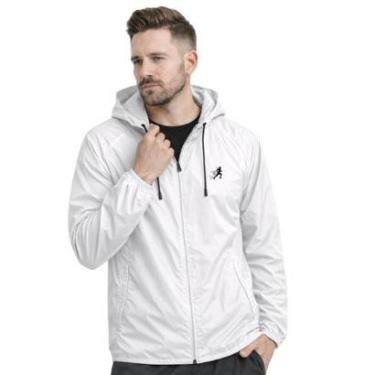 Imagem de Jaqueta Masculina Corta-Vento Impermeável Leve com Capuz para Corrida Academia-Masculino