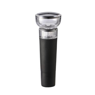 Imagem de TAMPA A VACUO ROLHA VINHO ACESSORIO HOME&CO PLÁSTICO 9x3x3cm PRETO