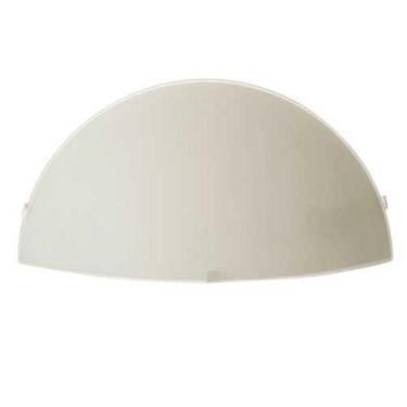 Imagem de Arandela 1 Lâmpada Vidro Cba Branco 127V 220V - Casa Bonita, Bivolt