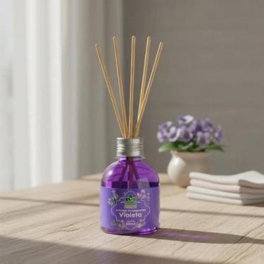Imagem de Difusor Varetas Aromatizador Ambientes Aroma Fragrância Violeta 280 ml