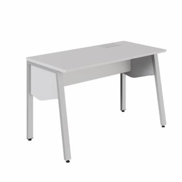 Imagem de Estação Trabalho Plataforma Individual com Caixa de Tomadas Pés Cavale