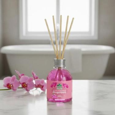Imagem de Difusor Varetas Aromatizador Ambientes Fragrância Aroma Orquídea 280ml