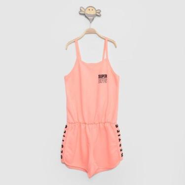 Imagem de Macaquinho Infantil Amora Super Bffs Feminino, Pink, 16A