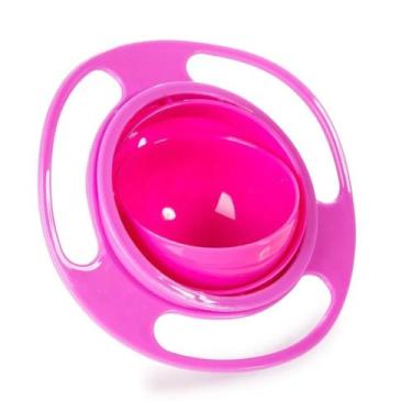 Imagem de Pratinho Pote Bowl Prato Mágico Giratório 360 Infantil Não Cai Aliment