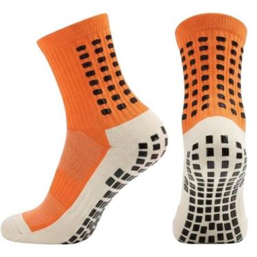 Imagem de Meia Antiderrapante Esportiva Treino Futebol - Prosocks, Laranja, Únic