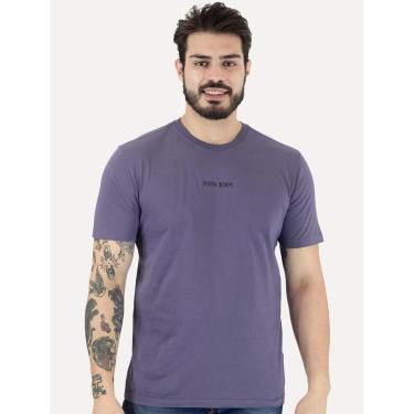 Imagem de Camiseta John John Masculina Regular Clean Roxa-Masculino