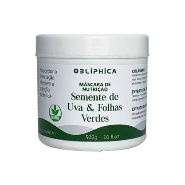 Imagem de Máscara Nutrição Semente Uva & Folhas Verdes Obliphica 500g