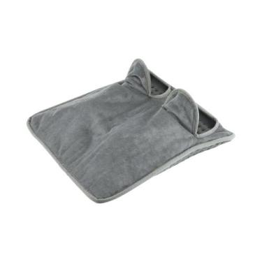 Imagem de Almofada Térmica Elétrica De Pelúcia Macia Lavável Para Pés, Manta Tér