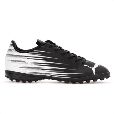 Imagem de Chuteira Puma Society Attacanto II TT BDP Preto e Branco - Masculino-Masculino