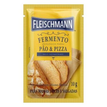 Imagem de Fermento Biológico Fleischmann Seco Instantâneo 10g - Embalagem com 69
