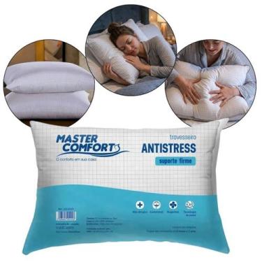 Imagem de Travesseiro Firme Antistress Ortopédico Master Comfort 70x50 Suporte F