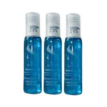 Imagem de Kit Ampola Azul Alfaparf Semi Di Lino Sublime Essential Oil (03x13ml)