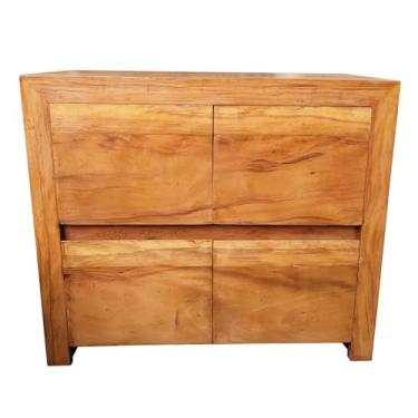 Imagem de Mesa de Cabeceira Rústica Mauá em Madeira de Demolição - Cód 914