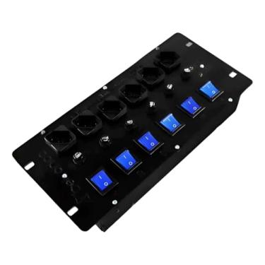 Imagem de Mesa Controladora Dj Luzes Deltrônica 6 Canais com Indicador de Voltagem