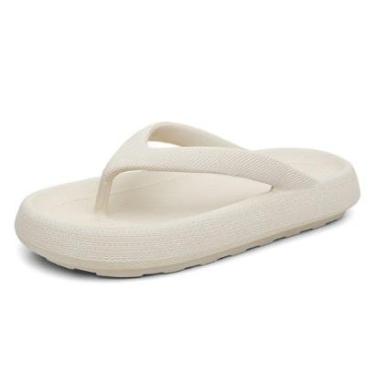Imagem de Chinelo de Dedo Nuvem Feminino Microexpandido Anatomica Confortavel Palmilha Macia Praia Verao-Feminino