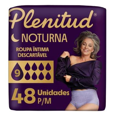 Imagem de Plenitud Roupa Íntima Noturna para Incontinência P/M 2X24-48 Un