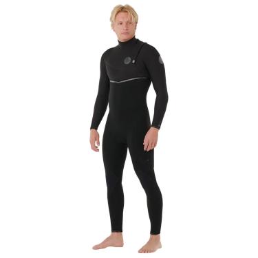 Imagem de Long John Rip Curl E-Bomb 4/3 Zip Free Black Importado-Masculino